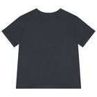 طقم شورت باللون الرمادي والأبيض للأولاد, 2, hi-res