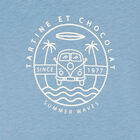Younger Boys Blue Logo T-Shirt, 1, hi-res