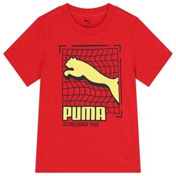 Boys Red Logo T-Shirt