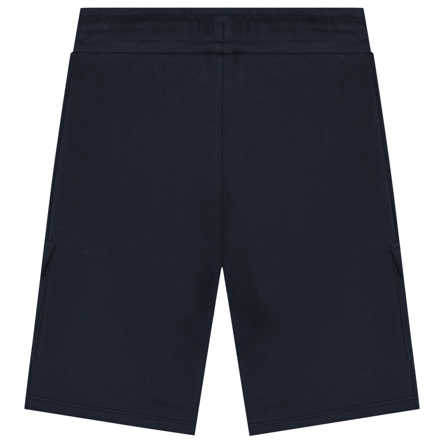 Boys Navy Blue Logo Shorts, 2, hi-res