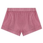 Girls Pink Lumiere Shorts, 1, hi-res