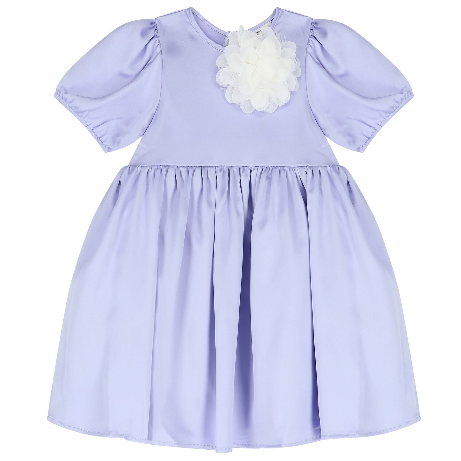 فستان بنات بطبعة الزهور باللون البنفسجي, 1, hi-res image number null