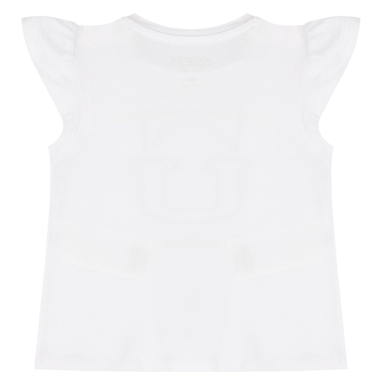 طقم تنورة بنات شيفون باللون الأبيض والوردي , 1, hi-res