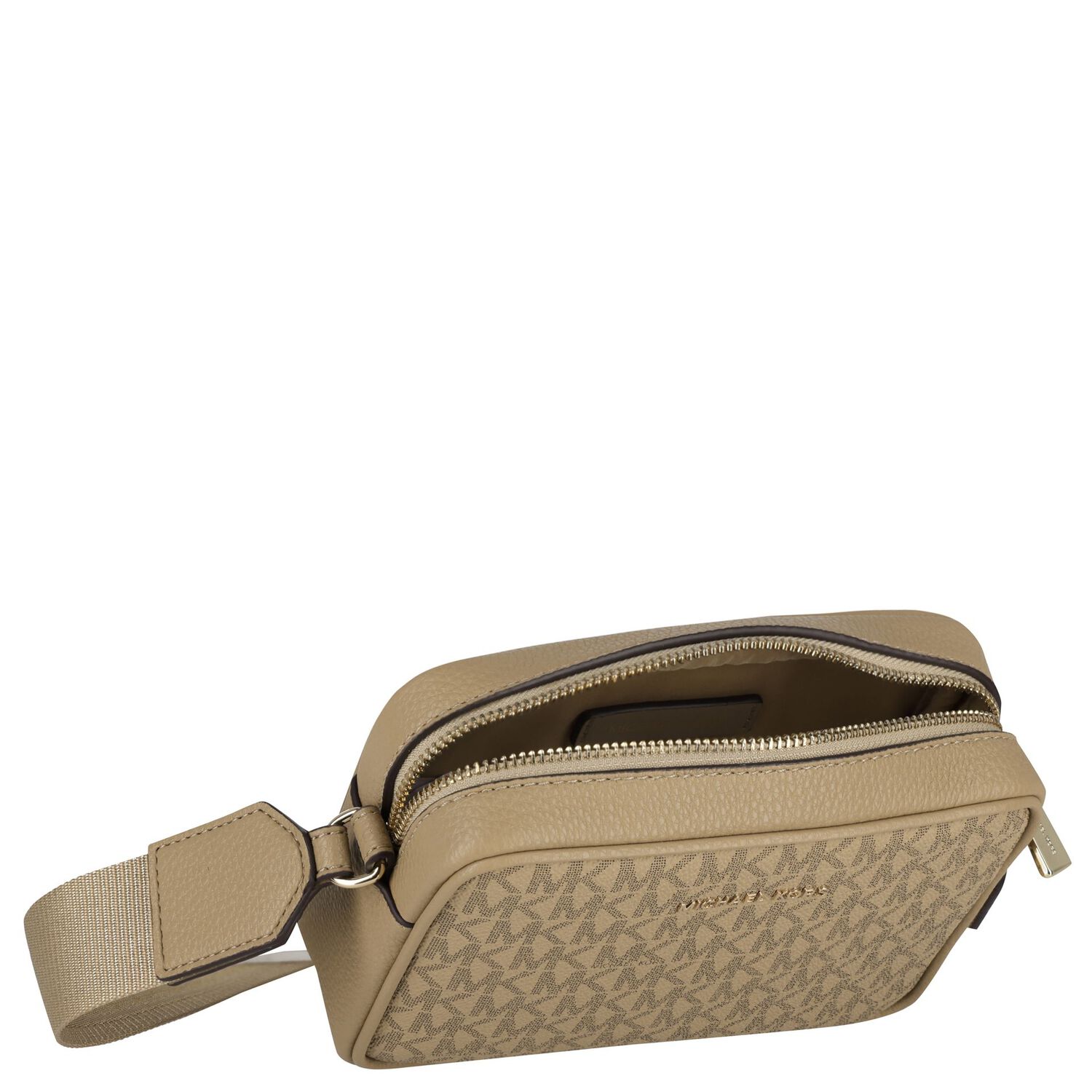 Girls Beige Logo Shoulder Bag, 1, hi-res