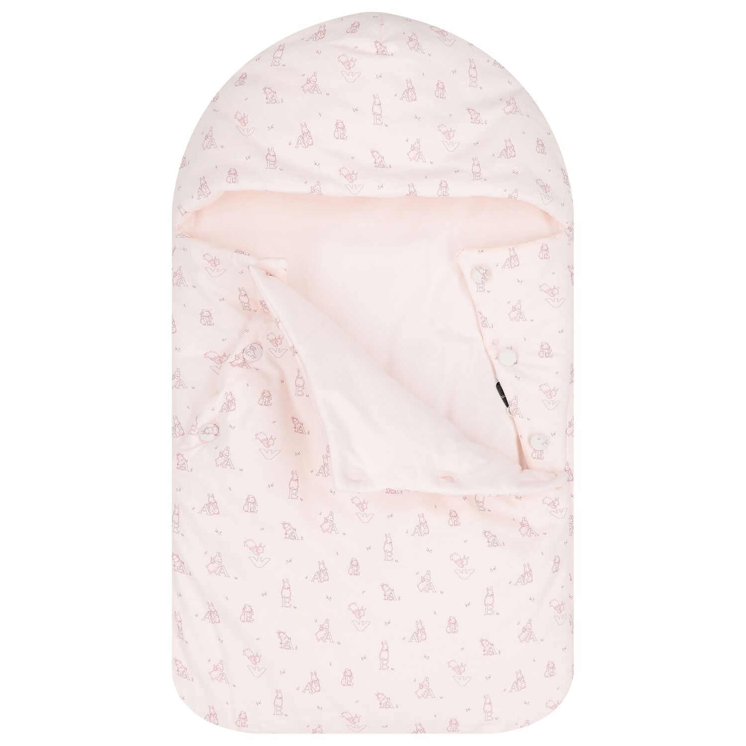 عش الأبجدية الوردية مع الأرنب للبنات, 1, hi-res