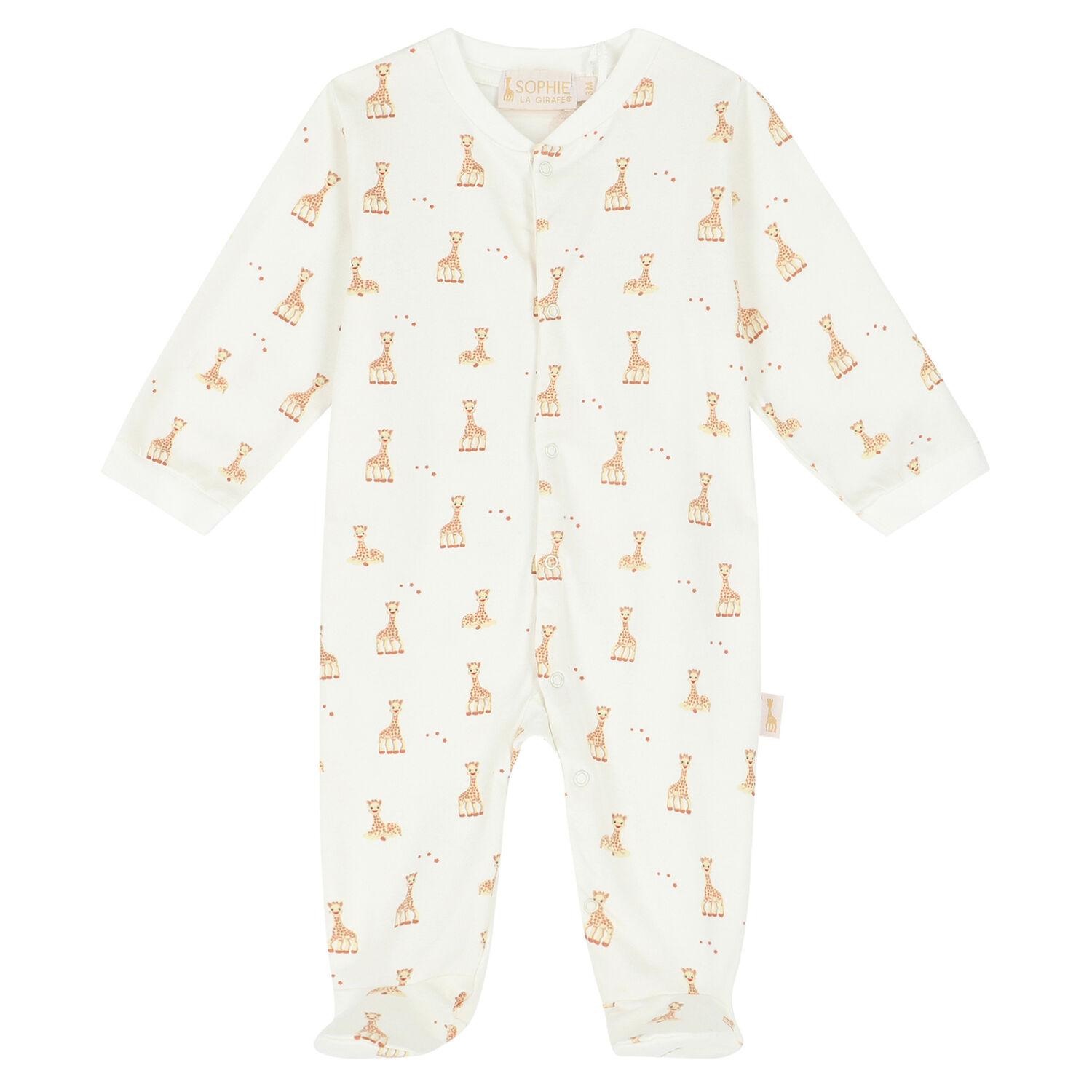 Ivory Logo Babygrow, 1, hi-res