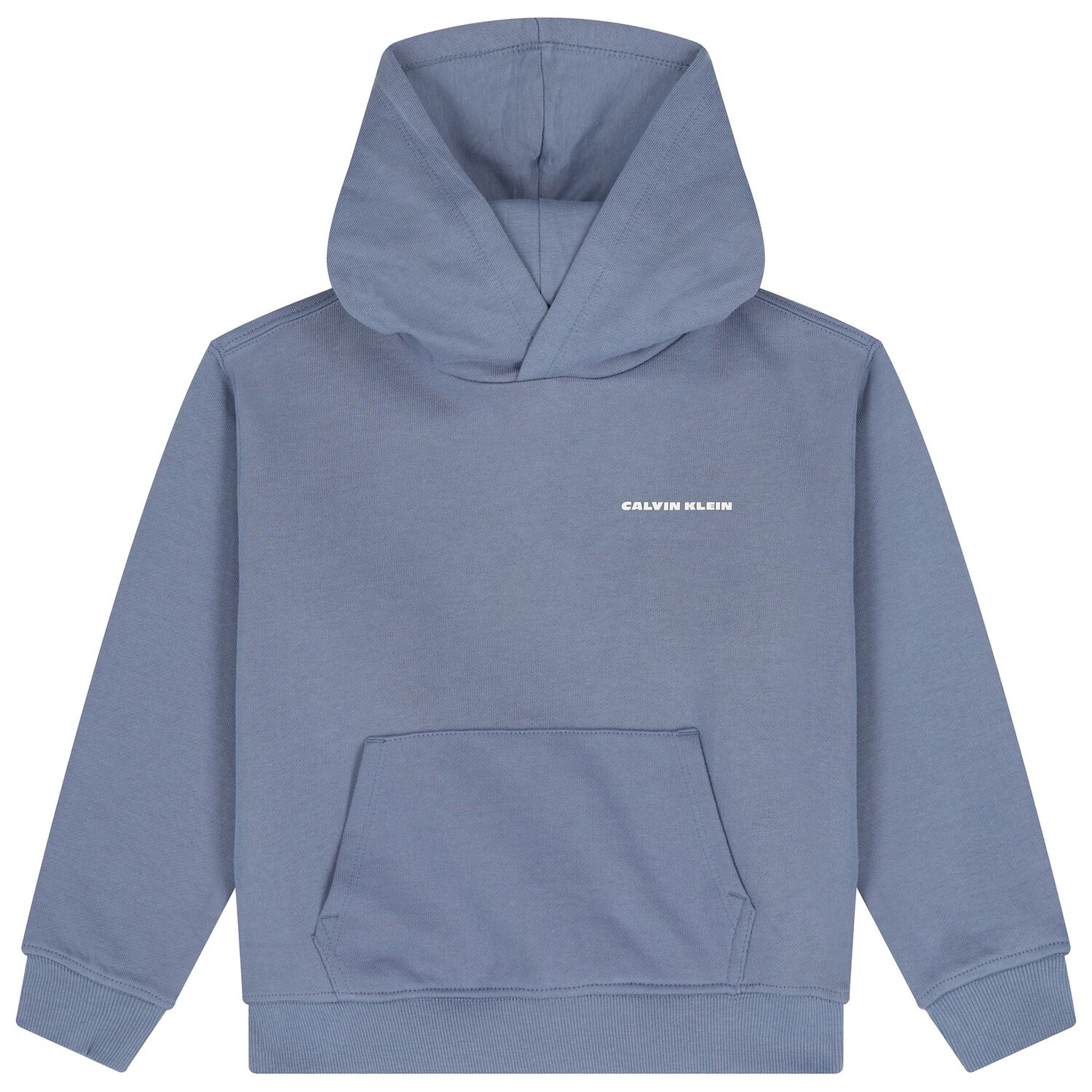 Boys Blue Logo Hooded Top, 2, hi-res
