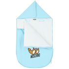 Blue Teddy Bear Logo Baby Nest, 2, hi-res