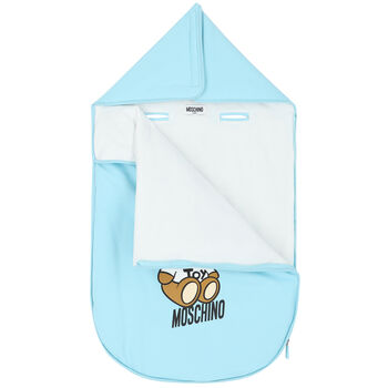 Blue Teddy Bear Logo Baby Nest