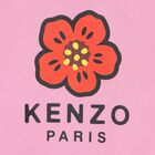 طقم اطفال رياضي مزين بالزهور باللون الوردي للبنات , 1, hi-res