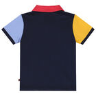 تيشيرت بولو بالشعار متعدد الألوان للأولاد, 1, hi-res
