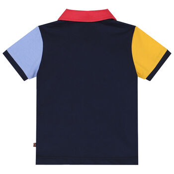 Younger Boys Multi-Colored Logo Polo Shirt