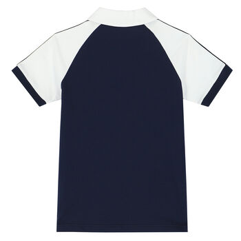Boys Navy Blue Logo Polo Shirt