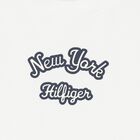 Baby Girls White & Blue Dungaree Set, 1, hi-res