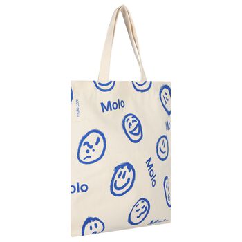 Girls Ivory Smiley Tote Bag