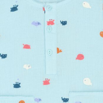 Baby Boys Blue Romper