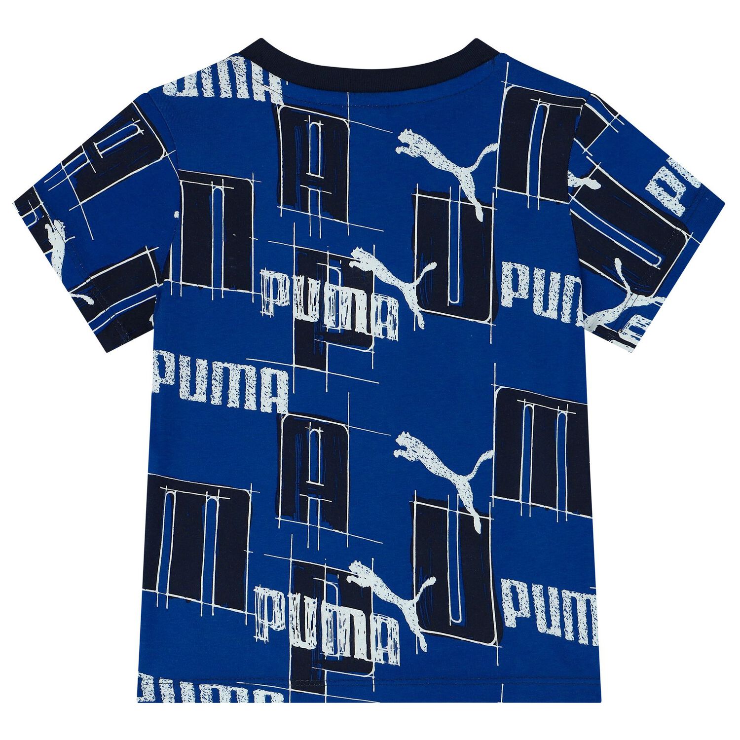 Younger Boys Blue Logo Shorts Set, 2, hi-res