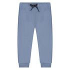 Younger Boys Beige & Blue 3 Piece Tracksuit, 2, hi-res