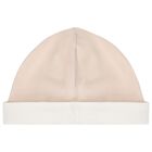 طقم هدايا ملابس أطفال بالشعار باللون البيج والعاجي , 1, hi-res