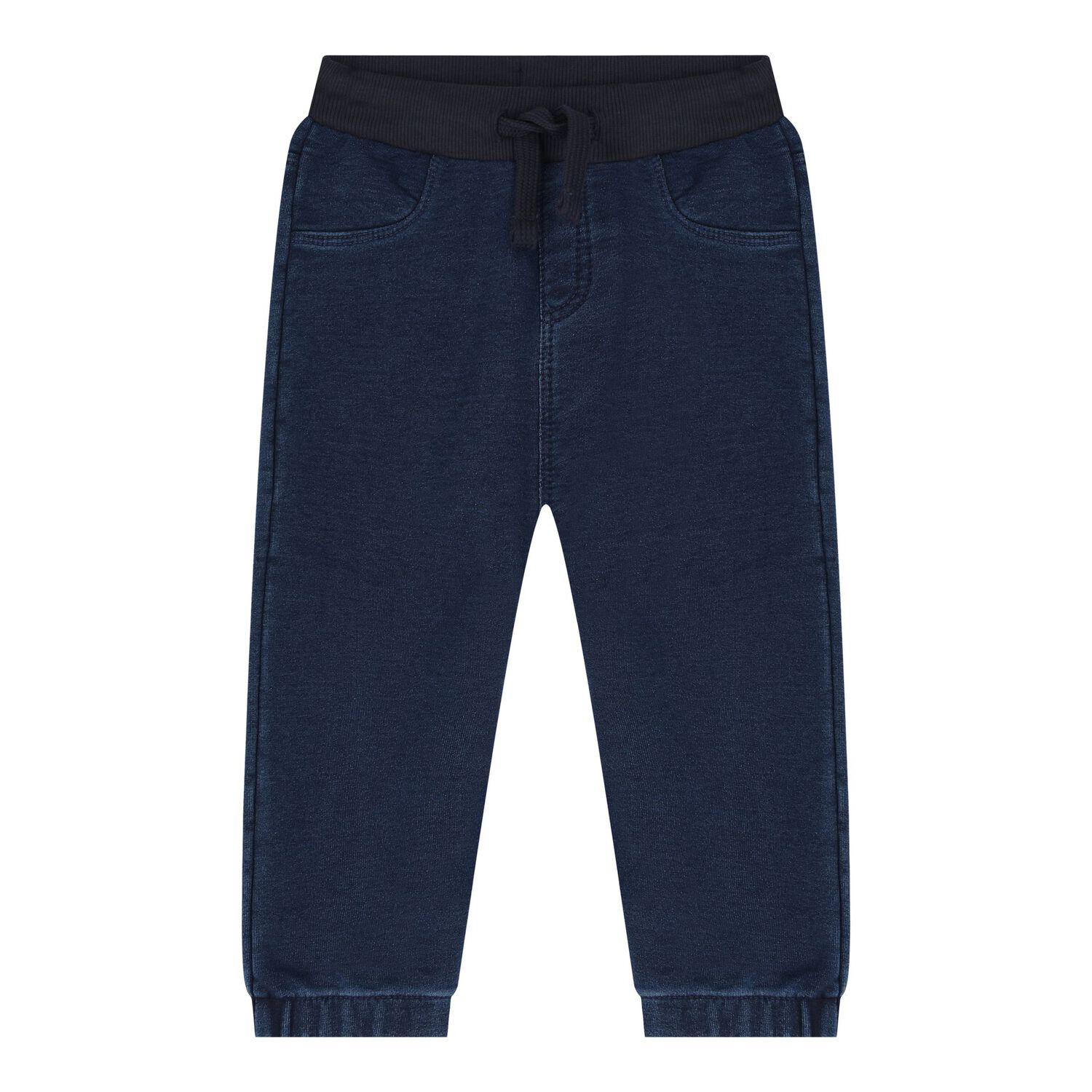 Baby Boys Blue Logo Teddy Bear Trousers Set, 1, hi-res