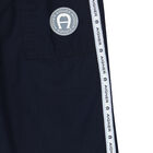 Boys Navy Logo Shorts, 3, hi-res