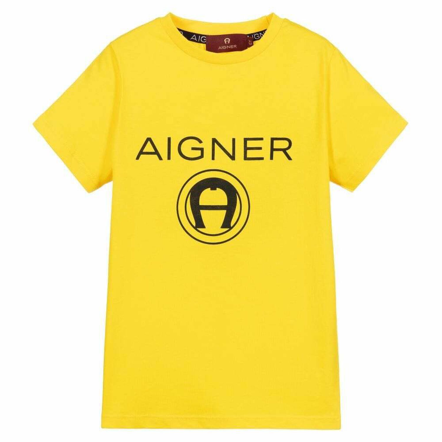 تيشيرت بالشعار باللون الاصفر للاولاد, 3, hi-res