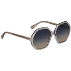 Girls Beige Hexagonal Sunglasses, 2, hi-res