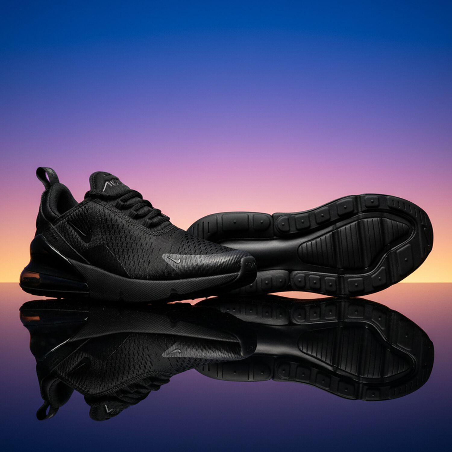 Black Nike Air Max 270, 2, hi-res