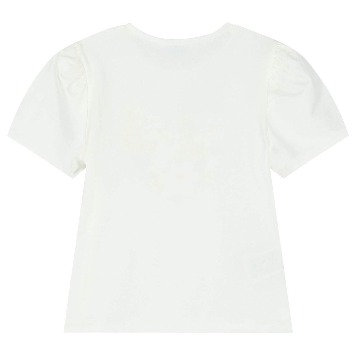 تيشيرت بالزهور باللون العاجى للبنات, 1, hi-res image number null