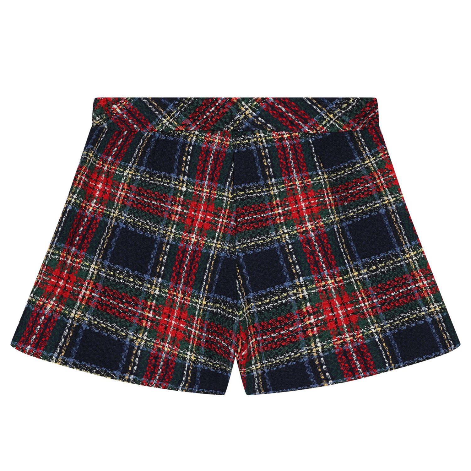 شورت بنات من الترتان   باللون الكحلي, 1, hi-res