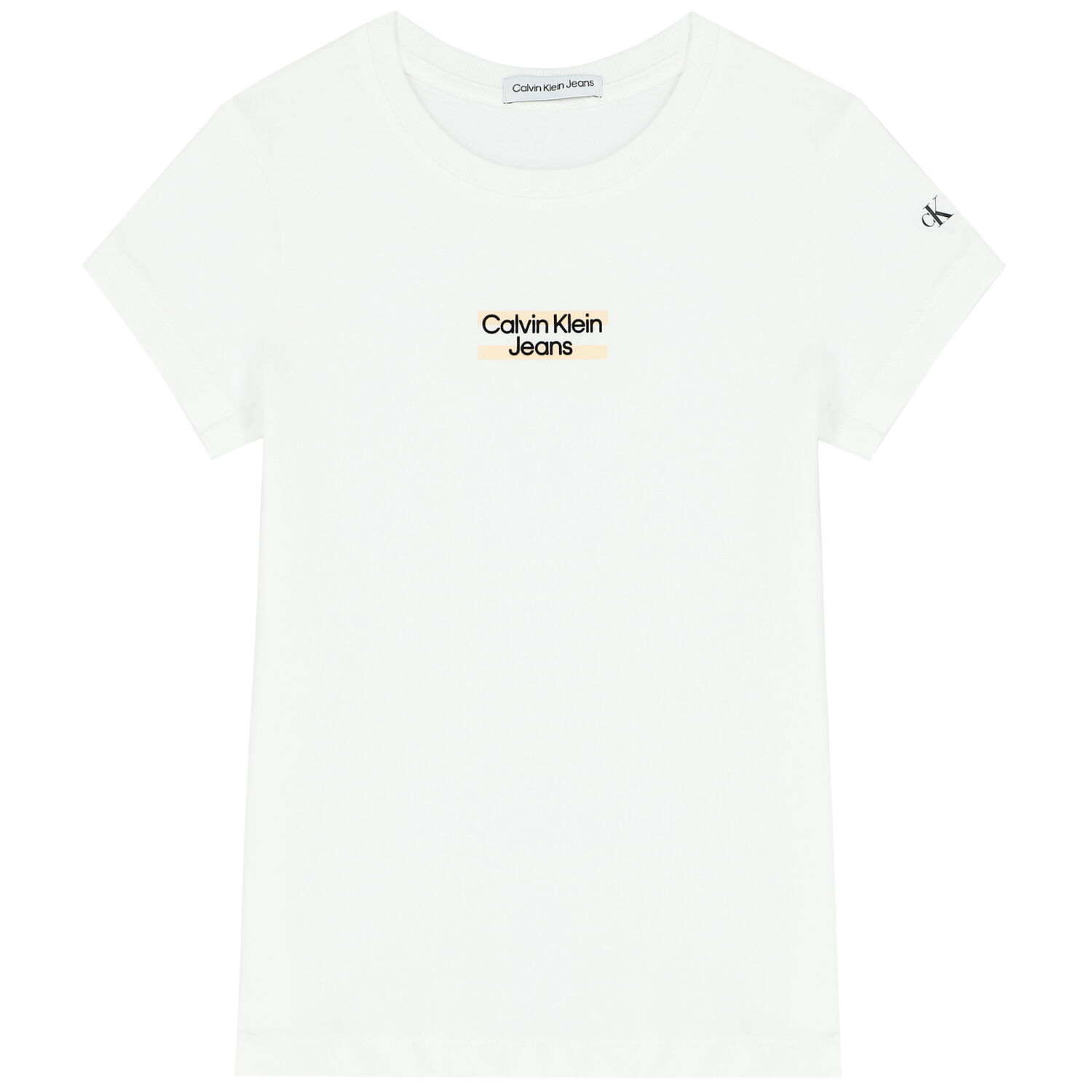 Girls White Logo T-Shirt, 1, hi-res image number null