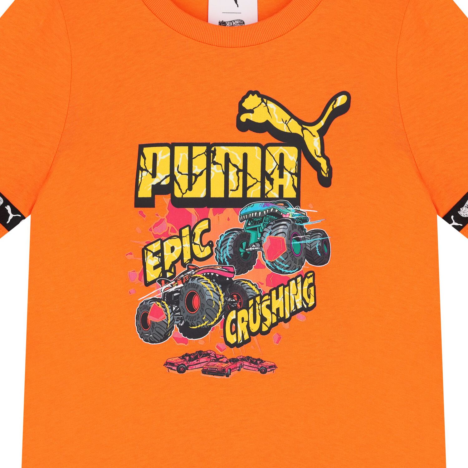 Boys Orange Hot Wheels Graphic T-Shirt, 2, hi-res