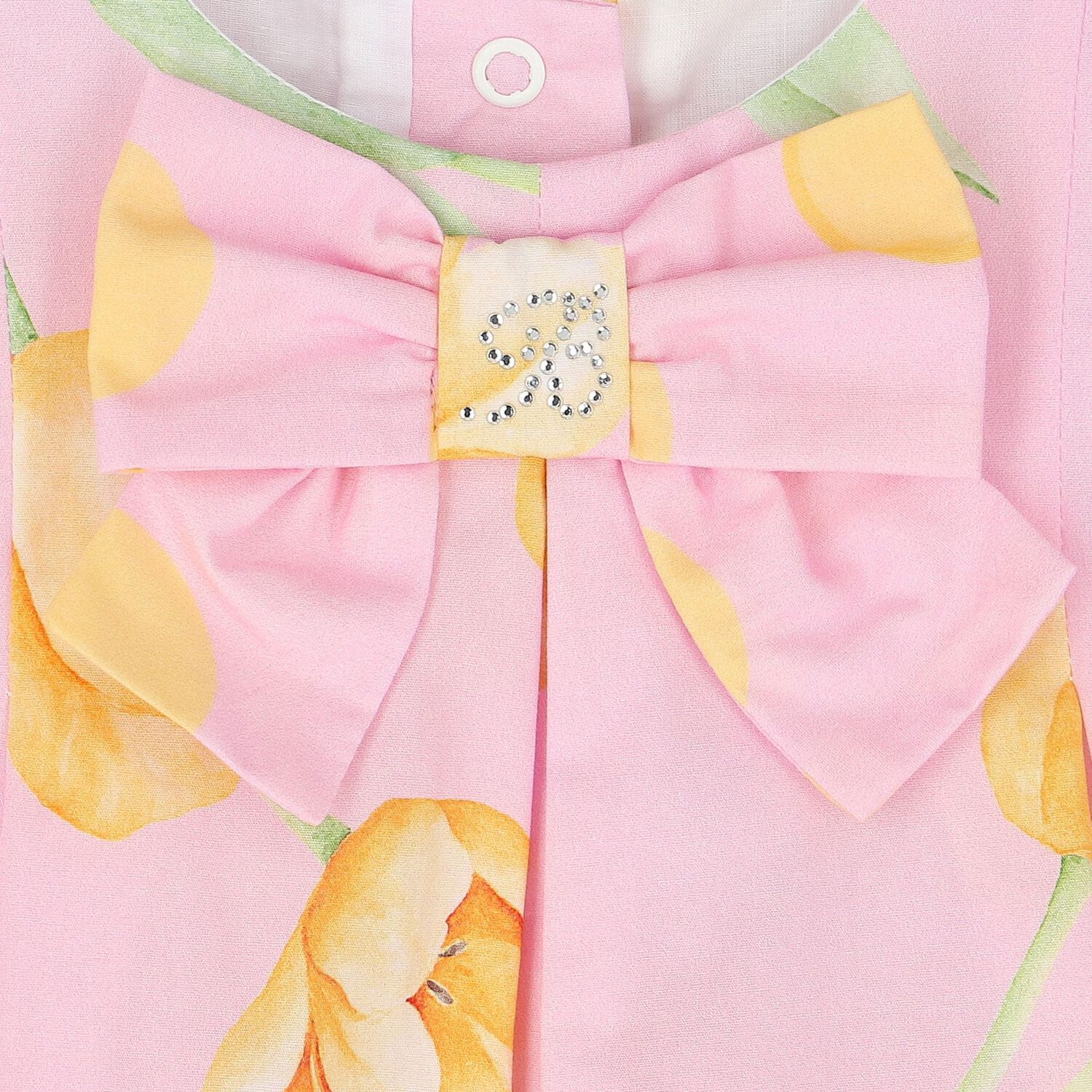 رومبير بنات بطبعة الزهور باللون الوردي, 1, hi-res