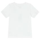 بيجاما أولاد بالشعار باللون الأبيض والكحلي, 1, hi-res