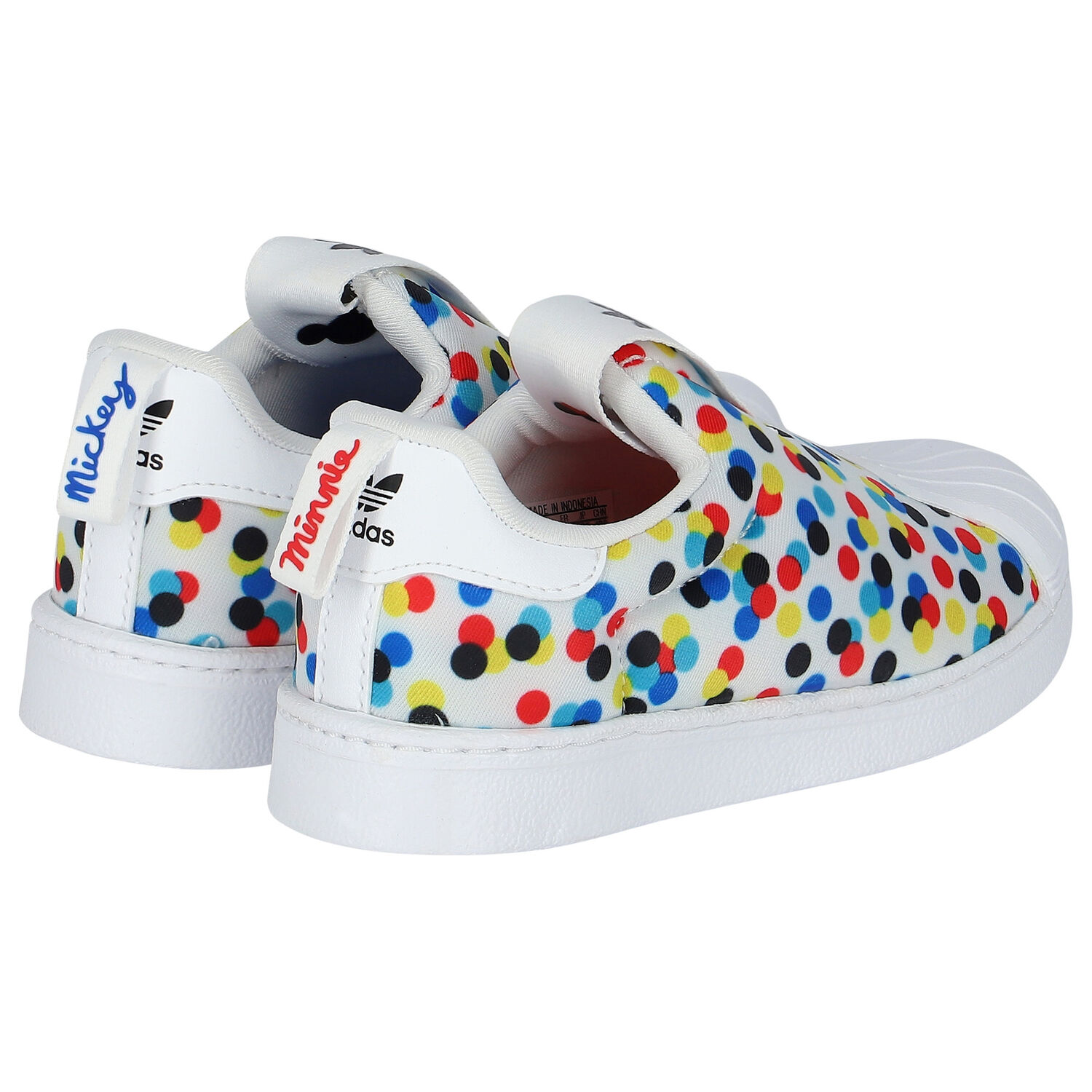 حذاء رياضي سوبر ستار ديزني باللون الأبيض, 1, hi-res