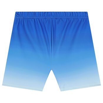 Blue Ombre Logo Softskin Shorts