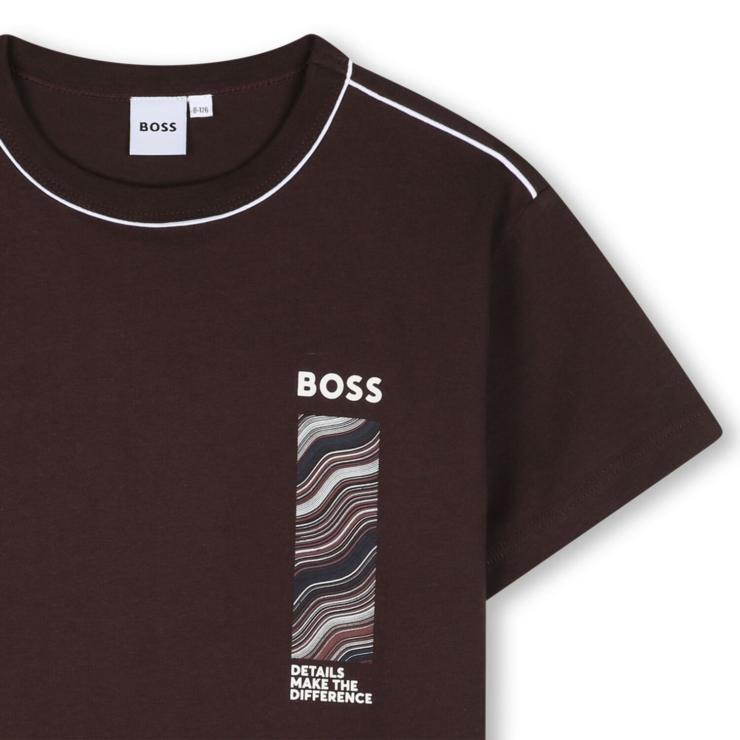 Boys Brown Logo T-Shirt, 1, hi-res