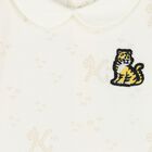 Ivory Tiger Logo Babygrow Gift Set, 1, hi-res