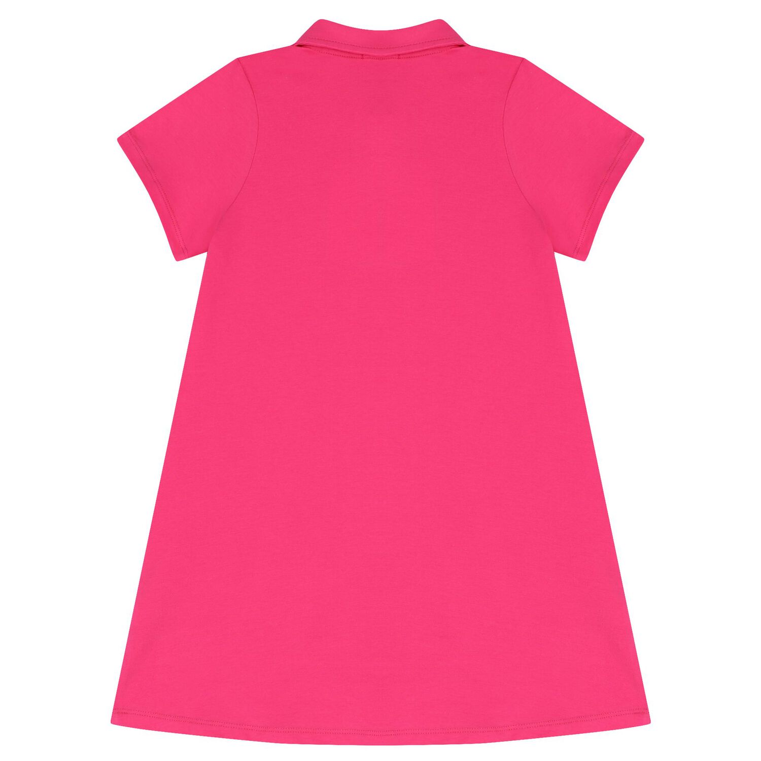 Girls Pink Logo Polo Dress, 1, hi-res