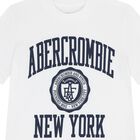 تي شيرت أولاد بالشعار باللون الأبيض , 1, hi-res