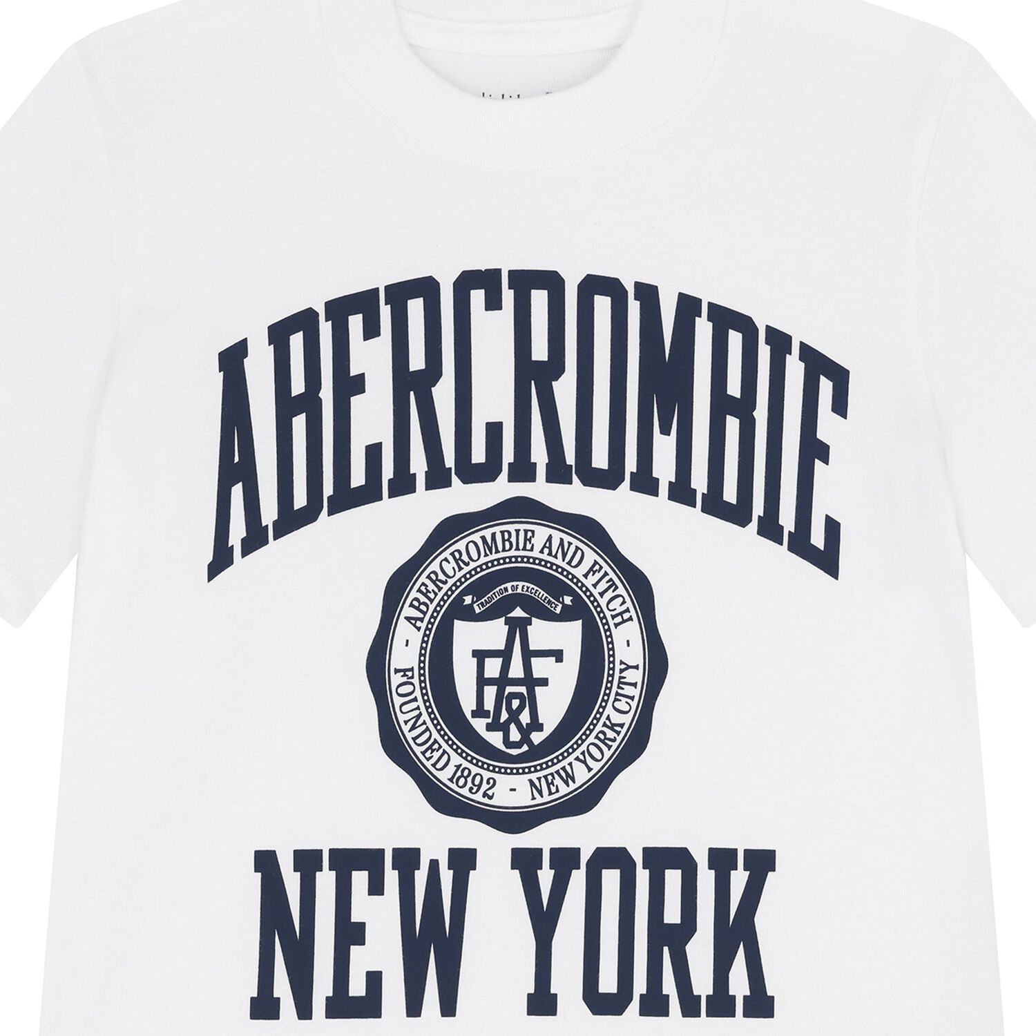 تي شيرت أولاد بالشعار باللون الأبيض , 1, hi-res