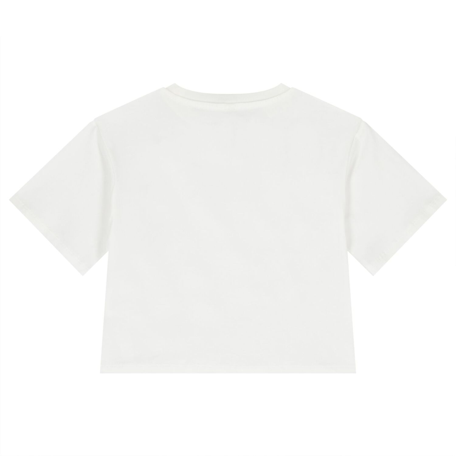 Girls White Logo T-Shirt, 1, hi-res