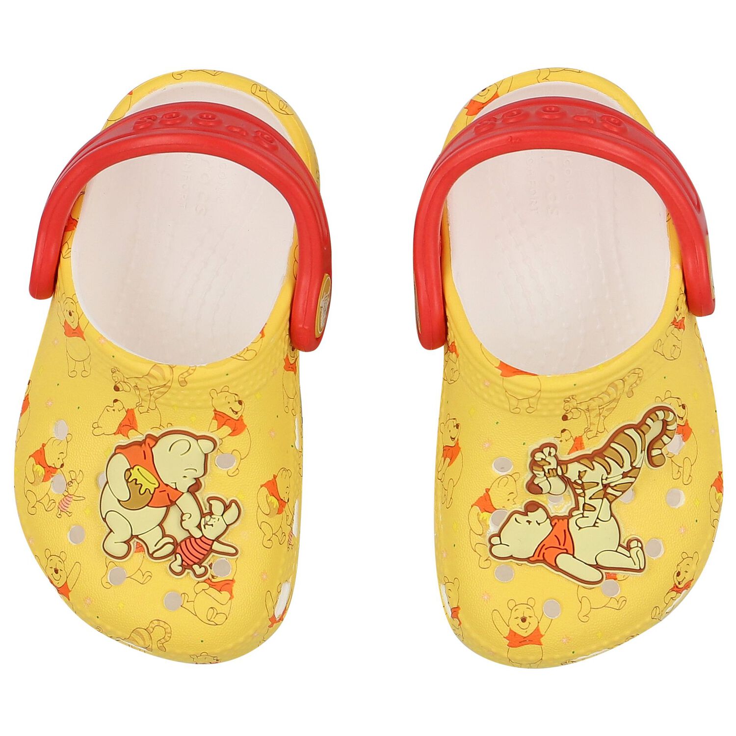 Yellow Winnie The Pooh Classic Clog Sandals, 1, hi-res image number null