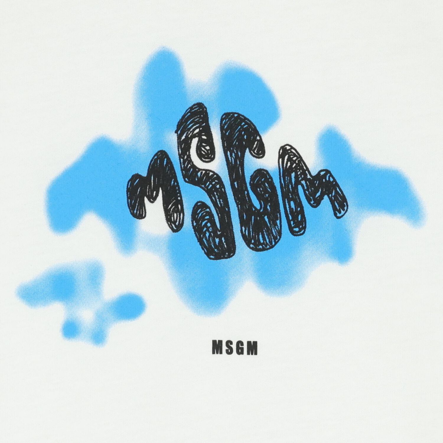 Younger Boys White & Blue Logo Shorts Set, 1, hi-res