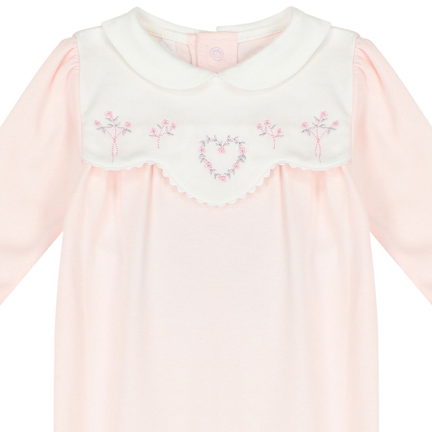 طقم بنات أفرول وقبعة قطن باللون الوردي, 1, hi-res image number null