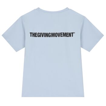 Light Blue Regular Fit Softskin Logo T-shirt