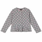 Girls Grey Cardigan, 1, hi-res