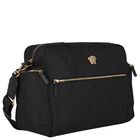 Black Medusa Logo Baby Changing Bag, 1, hi-res