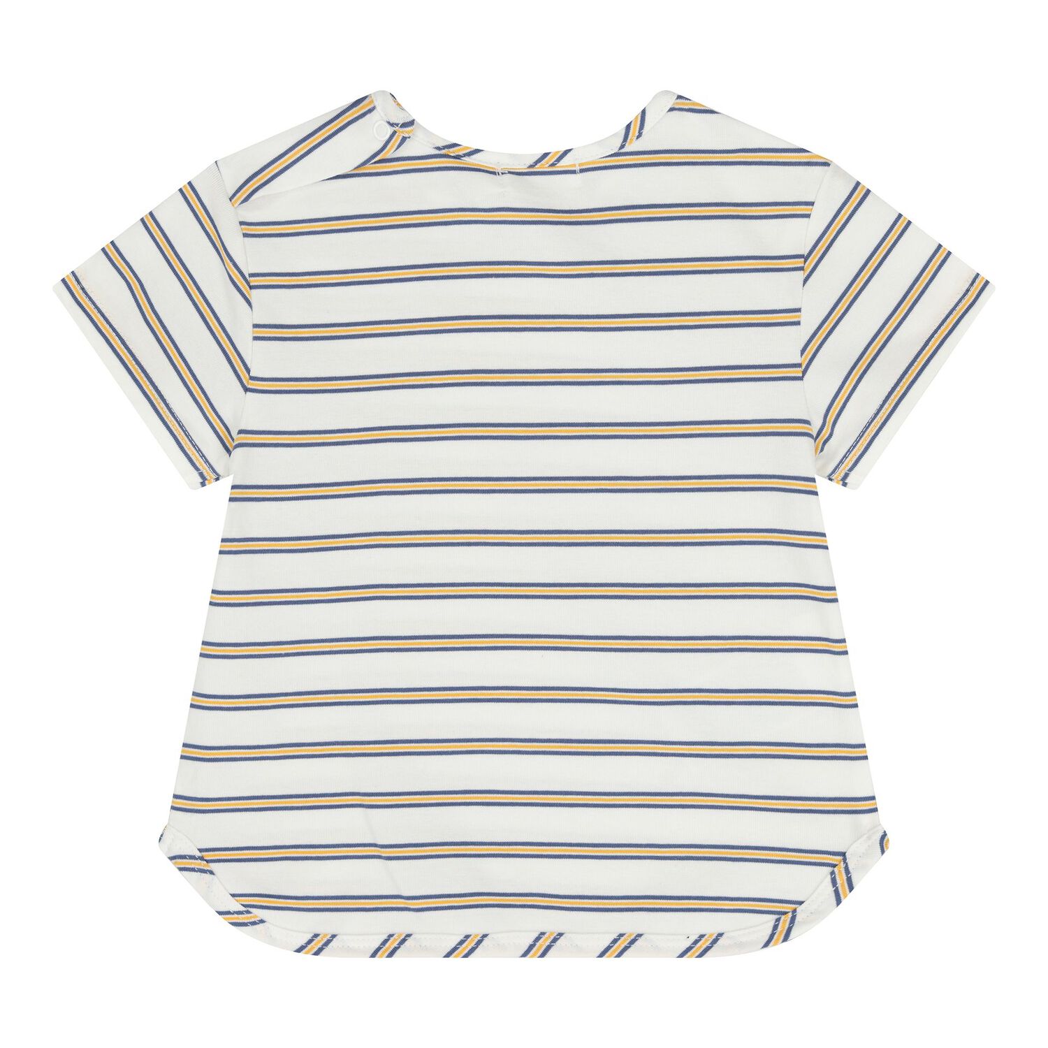 Baby Girls White, Blue & Yellow Shorts Set ( 2-Pack ), 1, hi-res