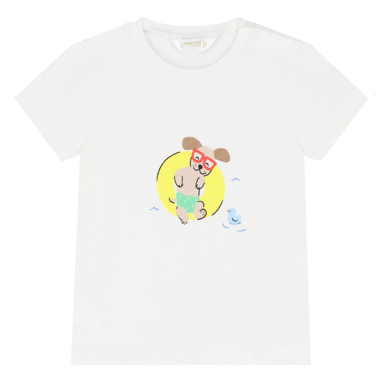 طقم شورت سباحة باللون الأبيض والأزرق للأولاد الصغار, 2, hi-res